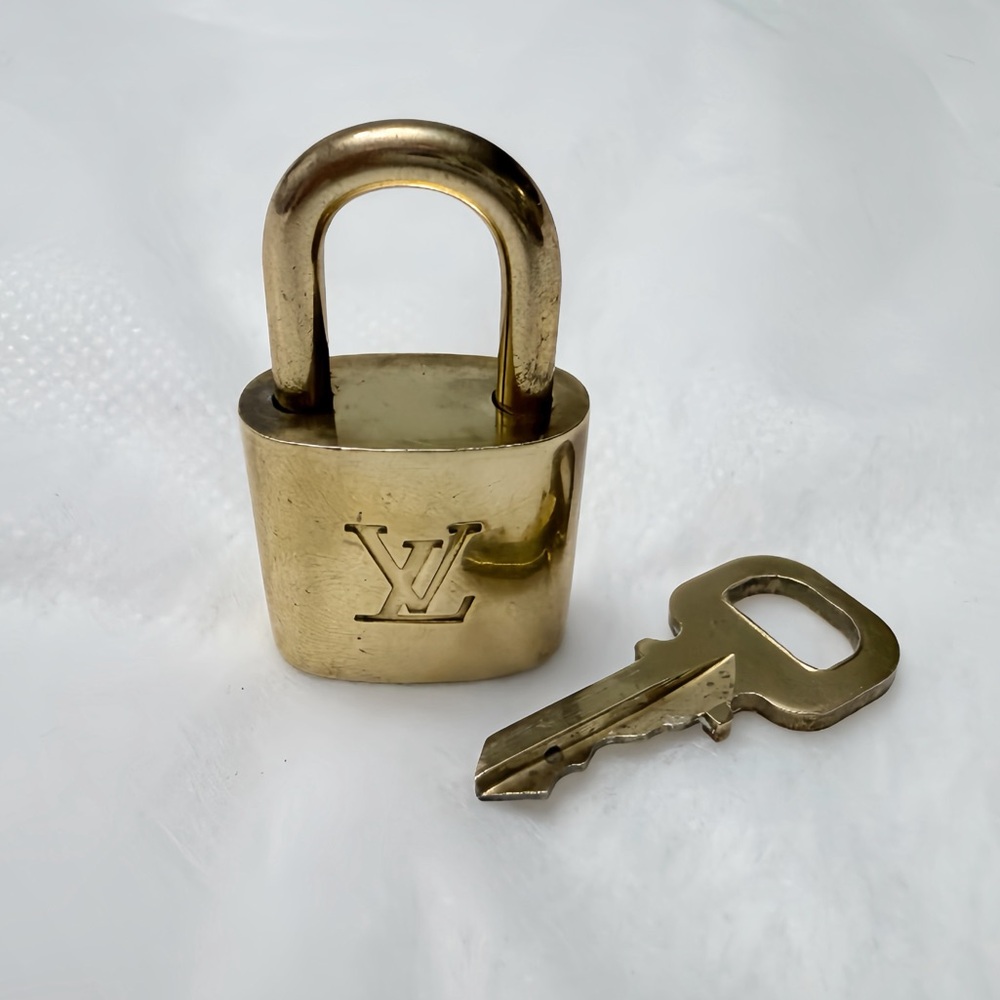 Louis Vuitton Brass Padlock with Key